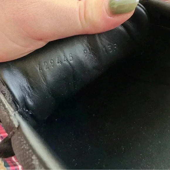 GUCCI Ace Web GG Supreme Monogram Tiger Canvas Gray Leather 9.5 US Or 43 EUR - Picture 5 of 7